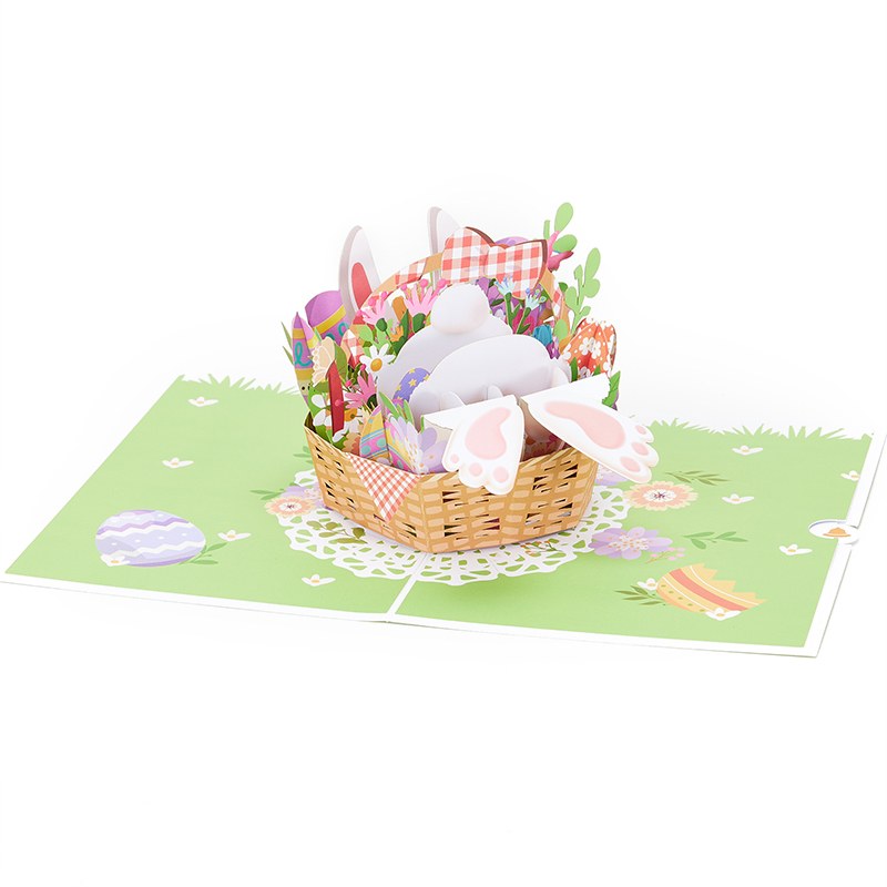 Easter Basket 3D Pop Up Card
