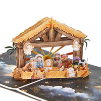 Nativity Watercolor Greeting Card