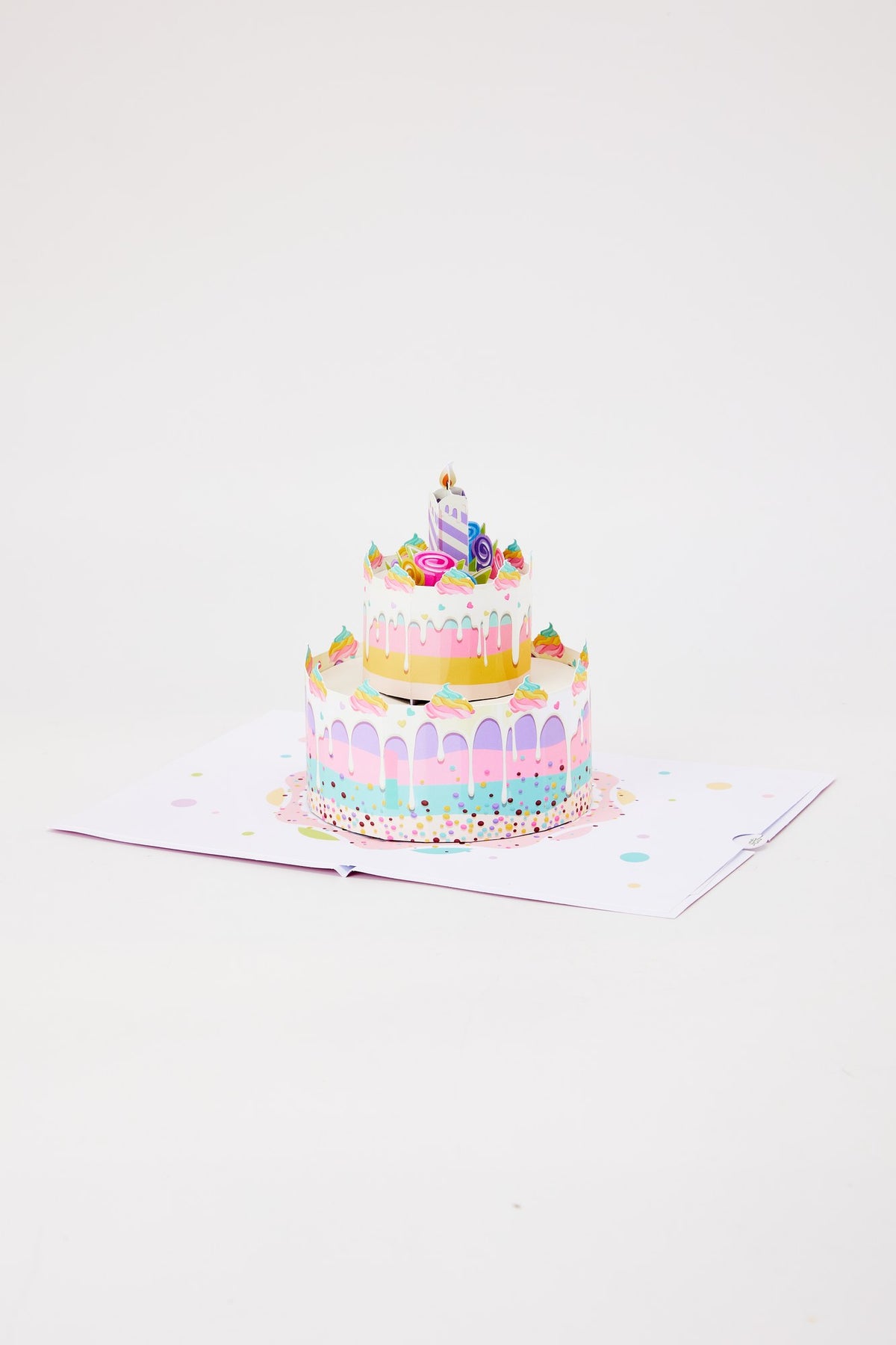 Candy Cake 3D Pop Up Birthday Card