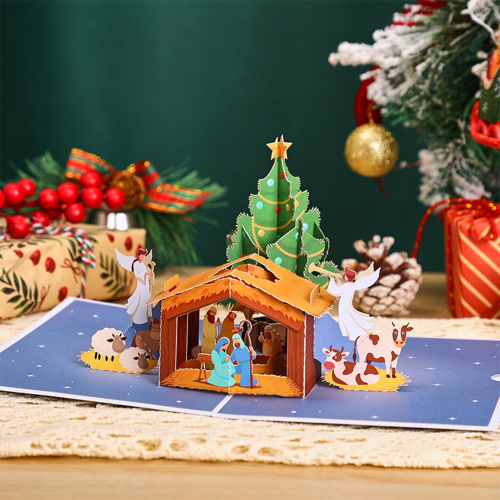 Nativity 3D Pop Up Card