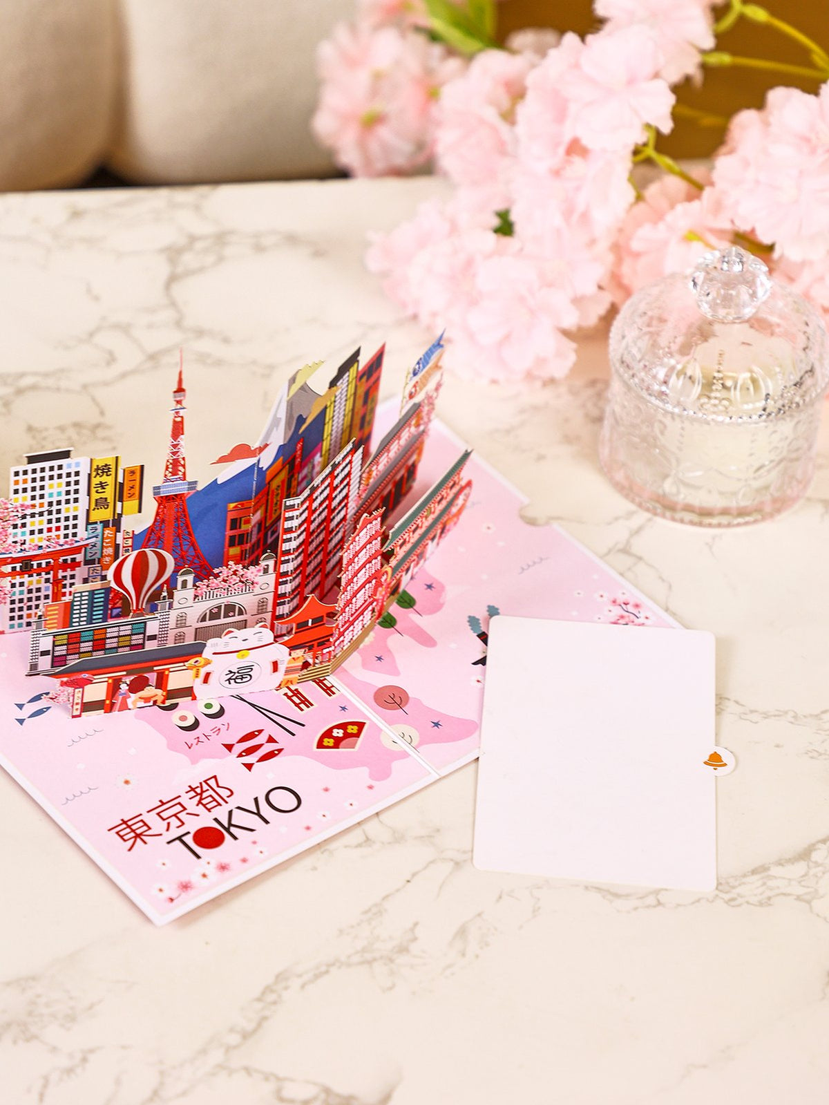 City Cityscape Greeting Card Tokyo