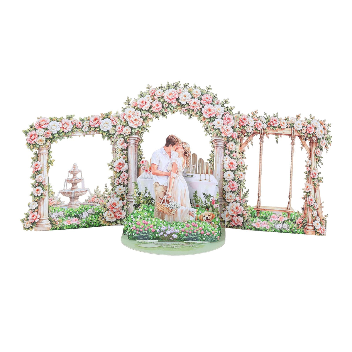 Garden Double Door 3D Pop Up Card