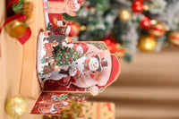 Christmas Snowman Family 3D Pop Up Card