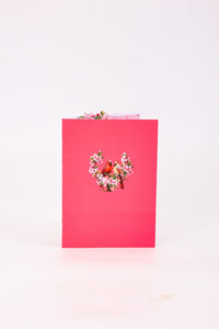 Cherry Blossom Bird Valentine's Day Greeting Card