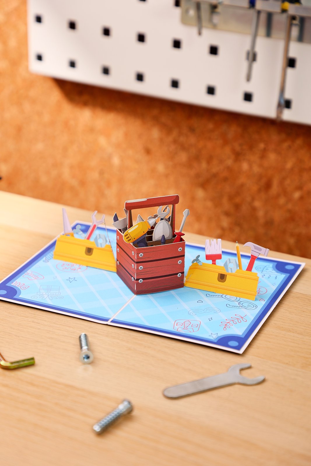 Father's Day Toolbox 3D Pop Up Card