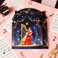 Music Double Door Card