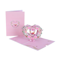 Heart Wedding 3D Pop Up Card