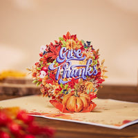 Universal Thanksgiving Thank You Pop Up Card