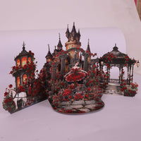 Gothic Garden Double Door 3D Pop Up Card