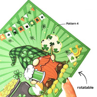 St. Patrick's Day Gnome Flip Pop Up Card