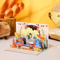 Germany City 90° 3D Pop Up Card