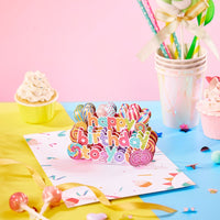 Lollipop Birthday Pop Up Card