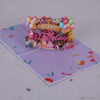 Cat Birthday 3D Pop Up Card
