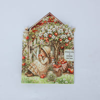 Apple Garden Double Door Card