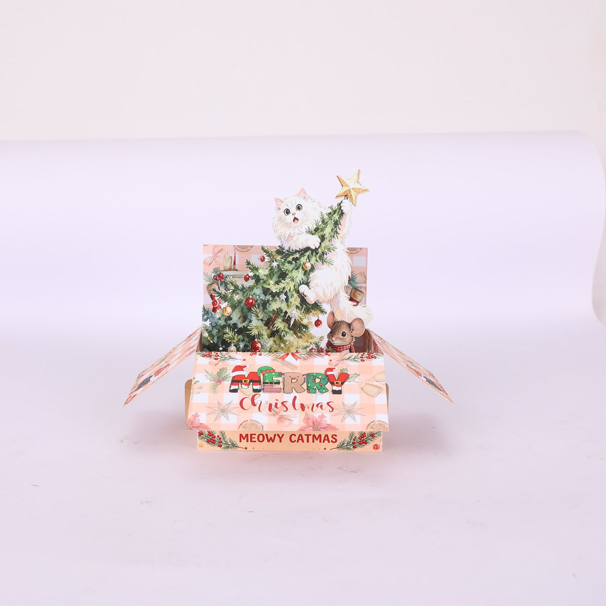 Christmas Cat Box Card
