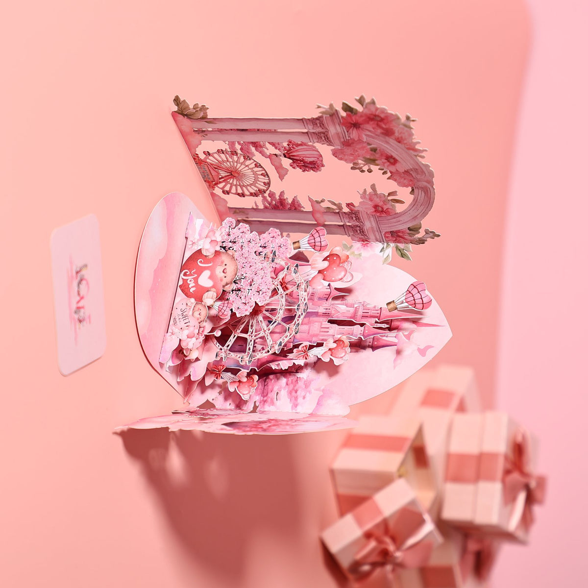 Valentine's Day Double Door Pop Up Card