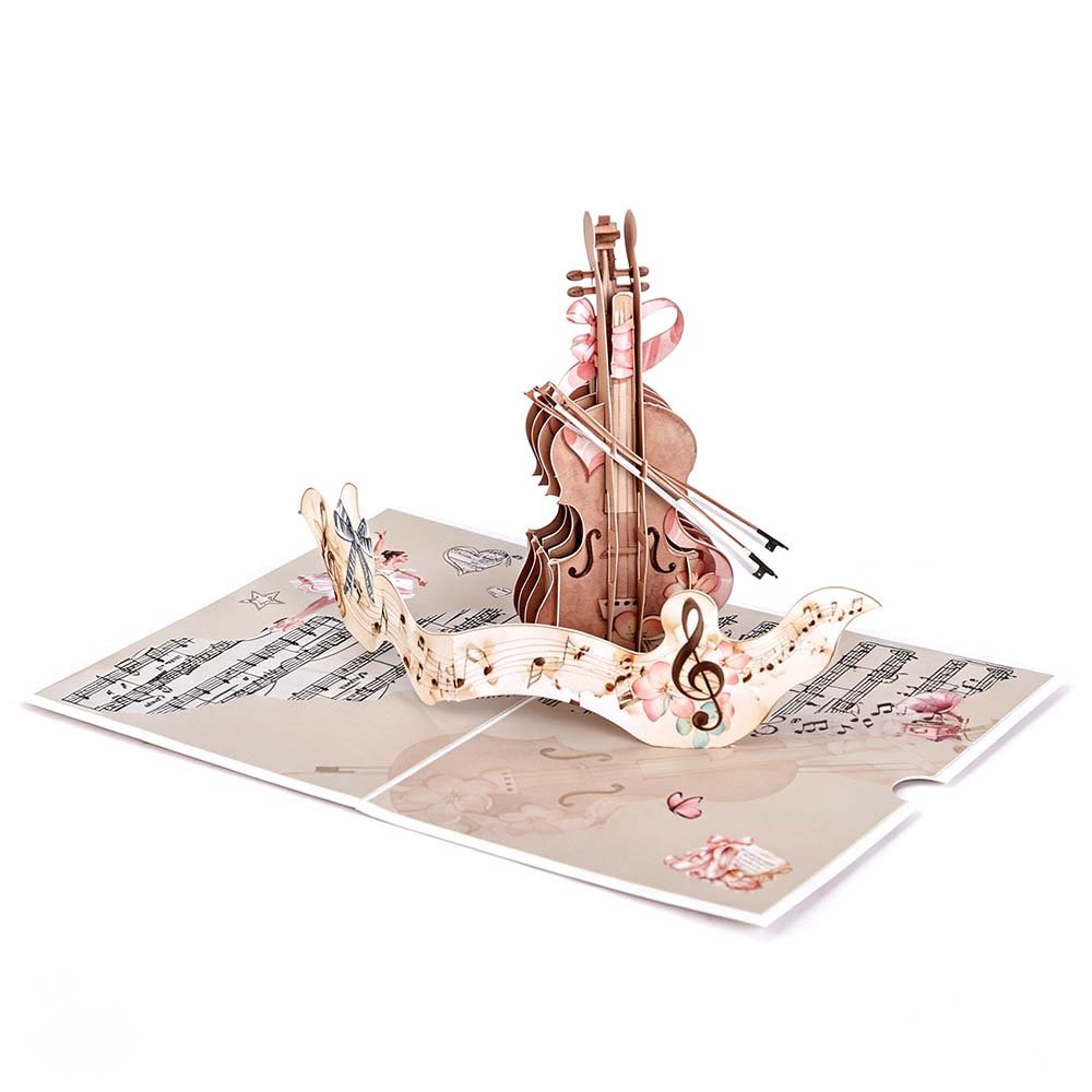 Violin Greeting Card