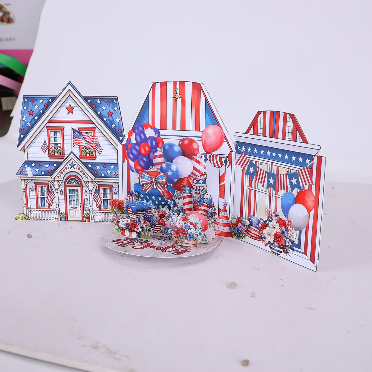 Independence Day 3D Pop Up Card