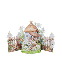 Easter Cottage Easter Egg Greeting Card