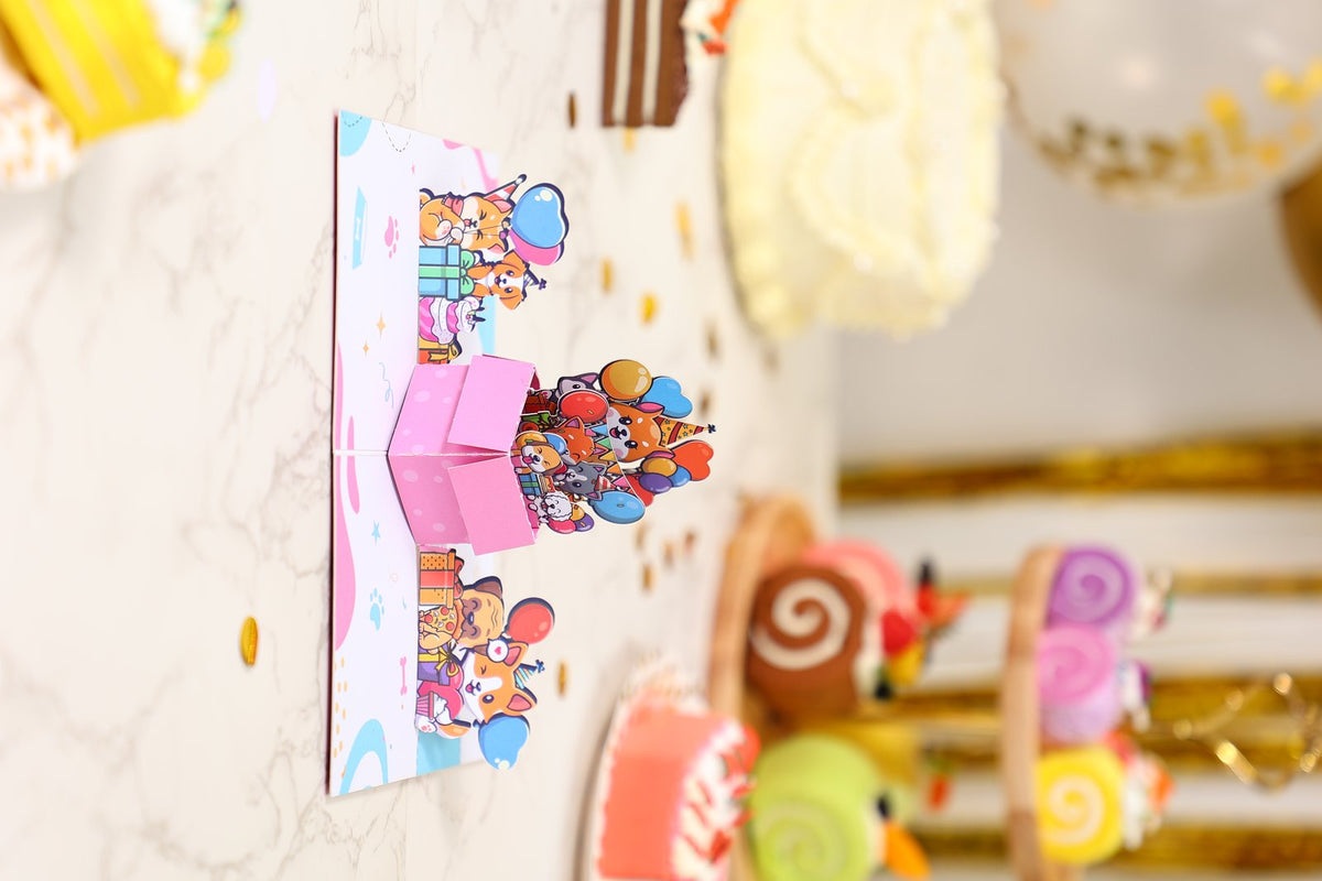 Dog 3D Pop Up Card