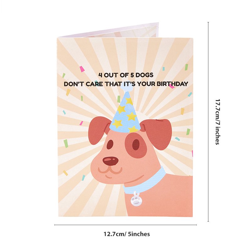 Gag Dog Birthday Greeting Card