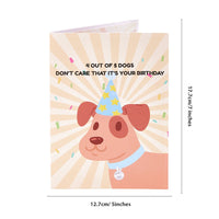 Gag Dog Birthday Greeting Card