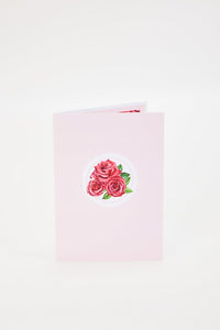 Rose Vase Pop Up Card