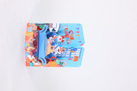 Puppy Hanging Basket Party Birthday Greeting Card