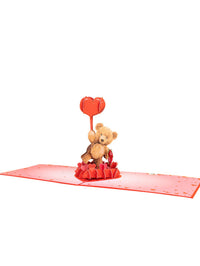 Heart Bear 3D Pop Up Card