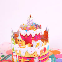 Cat Cake 3D Pop Up Card
