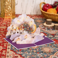 Eid Mubarak Happy Temple Greeting Card