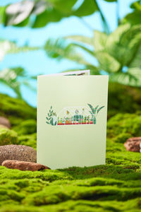 Greenhouse 3D Pop Up Card