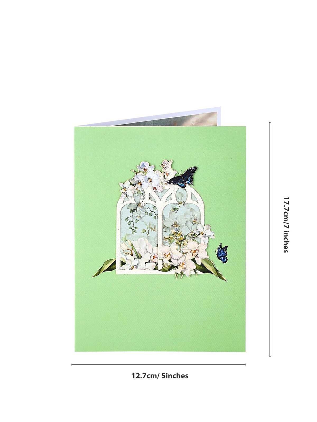 White Orchid Bonsai 3D Pop Up Card