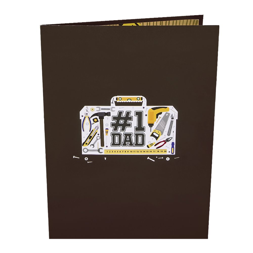 Father's Day Toolbox 3D Pop Up Card