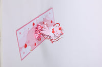 Cupid Kitten 3D Pop Up Card