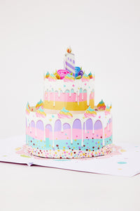 Candy Cake 3D Pop Up Birthday Card