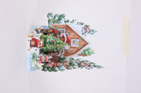 Christmas Animals Cottage 3D Pop Up Card