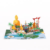 City Cityscape Greeting Card Thailand
