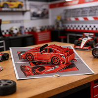 Race Car Speed Flip Pop Up Card