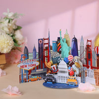 New York Landmarks 3D Pop Up Card