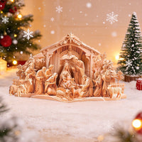 Wood Jesus Ornament