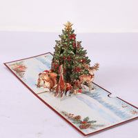 & Mini Christmas Tree Greeting Card