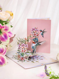 Hummingbird Lily Greeting Card