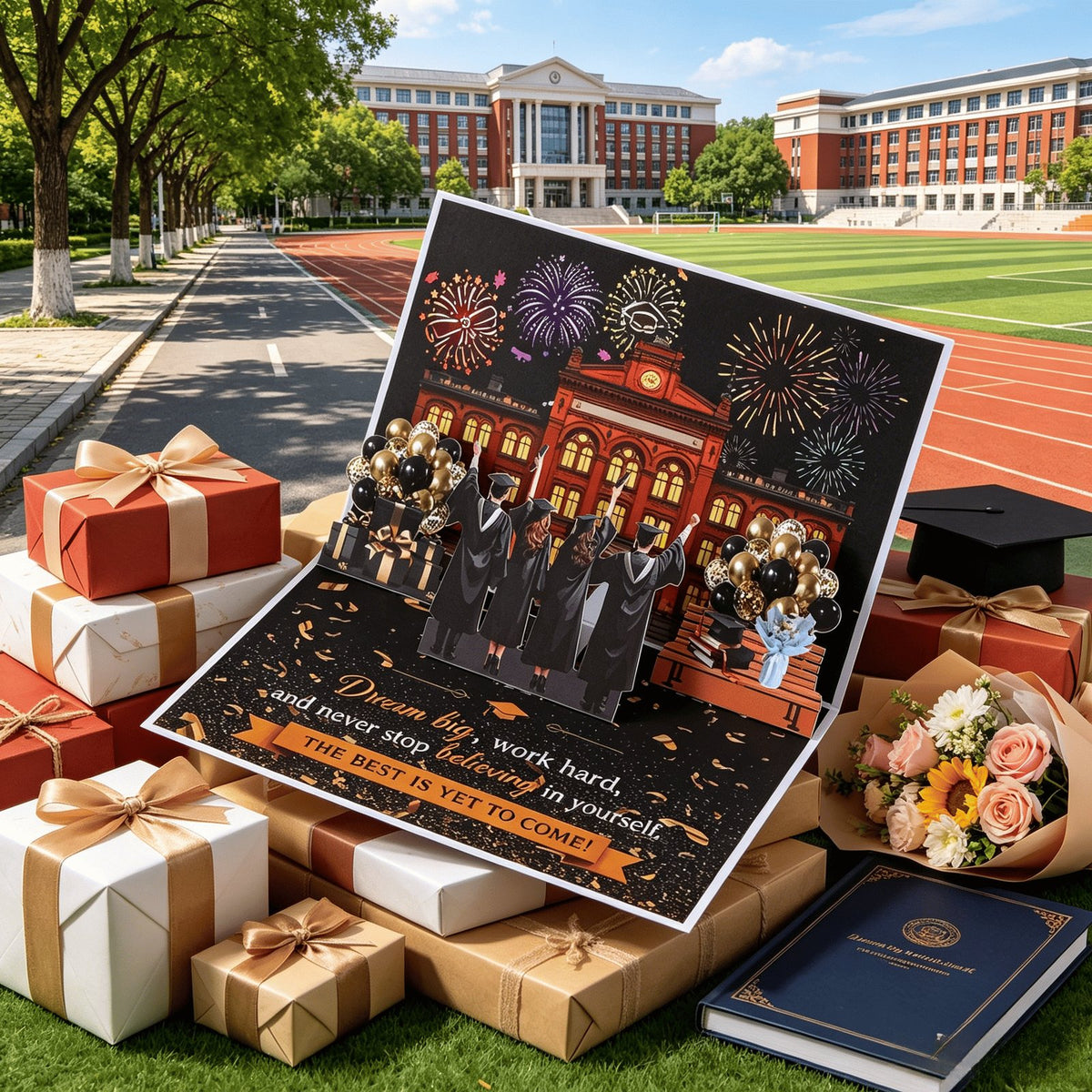 Happy Graduation 3D Pop Up Card