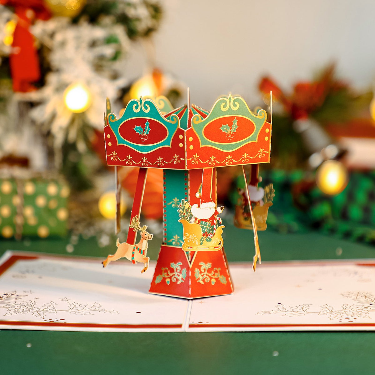 Christmas Spinning Greeting Card