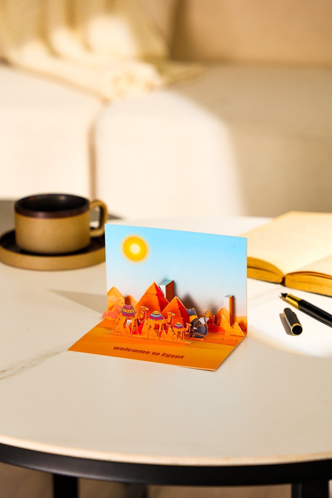 Egypt Scenery 3D Pop Up Card