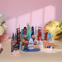New York Landmarks 3D Pop Up Card