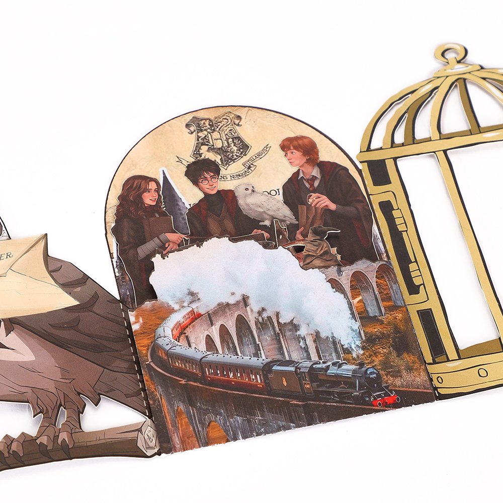 Owl Birdcage Delivering Mail 3D Pop Up Card