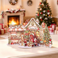 Vintage Christmas Double Door Card