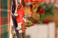 Christmas Vintage Sports Car Greeting Card